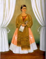 Frida Kahlo, sjlfsmynd tileinku Leon Trotsky